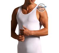 Novila Tanktop Herren Baumwolle weiß, 7 (XL)