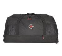 Nowi 2 Rollen Reisetasche 61 cm mit Dehnfalte schwarz