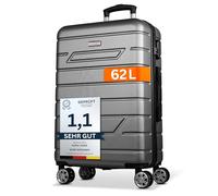 Nowi Bergamo 4 Rollen Trolley 65 cm anthrazit (5466-anthrazit) grau