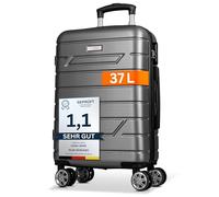 Nowi Bergamo 4 Rollen Kabinentrolley 56 cm anthrazit (5456-anthrazit) grau