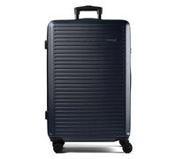 NOWI Koffer XL 94L - großer Hartschalen-Reisekoffer mit Rollen - robuster Trolley, Zahlenschloss, Ultraleicht, Suitcase Luggage rollkoffer groß 23kg (Navy Blau, XL)