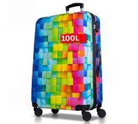 NOWI Hartschalenkoffer XL Groß - 102L Volumen - 8 Rollen 360° drehbar - Leichter ABS Koffer mit Zahlenschloss & Teleskopgestänge - Reisekoffer, Koffer Groß, Koffer, Trolley (XL)