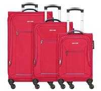 Nowi Sevilla 4 Rollen Kofferset 3-teilig pink