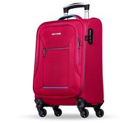 NOWI Sevilla Weichschalen Trolley M - Leichter Stoff Koffer 30L mit 4 Rollen & Zahlenschloss | Handgepäck Koffer für Damen & Herren