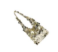 NPXUAMTJ Modische Glitzer Bürotasche Geräumig Für Die Arbeit Berufstätige Bequeme Schultertasche Tägliches Pendeln Unverzichtbar Praktisch Pendler