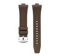 NRERDMT Kompatibel mit Citizen NJ0150 NJ0151 NJ0158 Uhr Fluorkautschukband FKM Armband Herrenarmband Schnellverschluss-Armband(Brown)