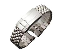 NRERDMT Kompatibel mit Rolex Sub GMT Yacht Daytona Herren Uhrenarmband Luxusarmband Mod Teile Ersatzzubehör Jubilee Uhrenarmband 20mm