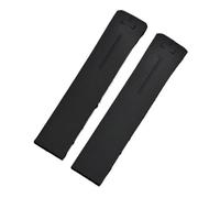 NRERDMT Silikonkautschukarmband, kompatibel mit Tissot TOUCH COLLECTION EXPERT SOLAR Serie T091T013 T081, schwarz-orange, Herrenarmband, 20 mm, 21 mm(Black no clasp,21mm)