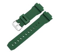 NRERDMT Uhrenarmband kompatibel mit Casio G-Shock GM-2100 GM-S2100 GA-2100 GM-5600/GA5600 Silikon-Uhrenarmband Herren-Sportarmband(Green Silver)