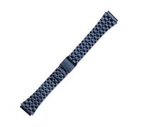 NRERDMT Vintage-Metall-Uhrenarmband, kompatibel mit Casio SGW400 F91W F84 F105/108/A158/168 AE1200/1300, 18 mm, Edelstahlarmband(Type2 blue)