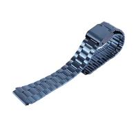 NRERDMT Vintage-Metall-Uhrenarmband, kompatibel mit Casio SGW400 F91W F84 F105/108/A158/168 AE1200/1300, 18 mm, Edelstahlarmband(Type1 blue)