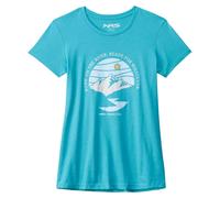 NRS Women's Born On The River T-Shirt - Bondi Blue, M