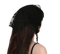 NRVTRE Mehrzweck Schal mit Blumenmuster, stilvolles Haar Styling Zubehör, dreieckiges Kopftuch aus Polyester für Frauen, Reise Essential, dreieckiger Schal für Frauen