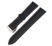 NRYCR 19mm 20mm 21mm 22mm Hohe Dichte Nylon Armband Für Omega Planet Ocean Seamaster 300 Speedmaster Stoff Leder Leinwand Uhrenarmband, 21 mm, Achat