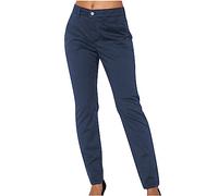 NSICBMNO Arbeitshose für Damen, gerades Bein, schmale Passform, Cargohose mit Taschen, lässige Bürohose, taillierte Loungehose, hohe Taille, Fitness-Leggings, Sweatpants für Business, Streetwear, 01