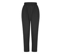 NSICBMNO Sommerhose für Damen, Schlupfhose, Y2K, elastische Taille, Yogahose, Trainingshose, Fitness-Leggings, leichte Jogginghose für Laufen, Arbeit, Streetwear, 01#schwarz, 3XL