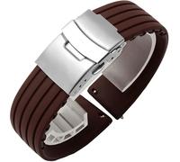 NTALJC Natural Silicon Watch -Armband für Hamilton Khaki Navy Jazzmaster Field Classic Watch Band