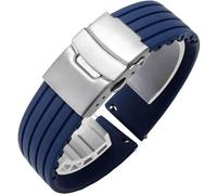 NTALJC Natural Silicon Watch -Armband für Hamilton Khaki Navy Jazzmaster Field Classic Watch Band