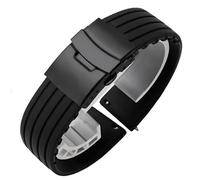 NTALJC Natural Silicon Watch -Armband für Hamilton Khaki Navy Jazzmaster Field Classic Watch Band