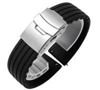 NTALJC Natural Silicon Watch -Armband für Hamilton Khaki Navy Jazzmaster Field Classic Watch Band