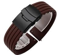 NTALJC Natural Silicon Watch -Armband für Hamilton Khaki Navy Jazzmaster Field Classic Watch Band