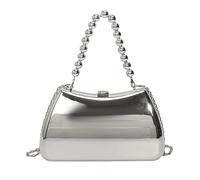 NTCLHFXU Acryl Abendhandtasche mit verstellbarem Kettenriemen, modische Umhängetasche, Umhängetasche für Partys, Cocktailpartys, goldene Clutch Geldbörse für Damen