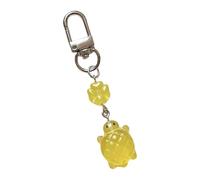 NTCLHFXU Ananas Schildkröten Charm Schlüsselanhänger, buntes Kunstharz, lustige Dekoration für Handtasche, Rucksack, Ananas Schlüsselanhänger