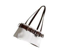 NTCLHFXU Damen Umhängetasche, Unterarm Geldbörse mit Schnalle, Gürtel, Ornament Handtasche zum Einkaufen und Verabreden, mit reichlich Kapazität, kompakte PU Handtasche für Damen