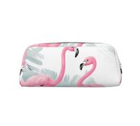 NTVOWPZO Federmäppchen, großes Federmäppchen, Flamingo, Federmäppchen für Büro, kleine Reißverschlusstasche für Bleistifte