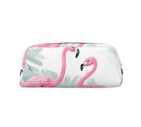 NTVOWPZO Federmäppchen, großes Federmäppchen, Flamingo, Federmäppchen für Büro, kleine Reißverschlusstasche für Bleistifte, Silber, One Size, Federmäppchen