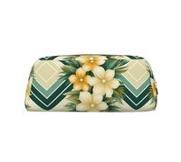 NTVOWPZO Federmäppchen, großes Federmäppchen, grüne Streifen, Federmäppchen für Büro, kleine Reißverschlusstasche für Bleistifte, Gold, One Size, Federmäppchen