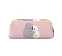 NTVOWPZO Federmäppchen, großes Federmäppchen, Koala und Bär, Federmäppchen für Büro, kleine Reißverschlusstasche für Bleistifte, Gold, One Size, Federmäppchen