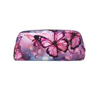 NTVOWPZO Federmäppchen, großes Federmäppchen, Schmetterlinge, Federmäppchen für Büro, kleine Reißverschlusstasche für Bleistifte, Gold, One Size, Federmäppchen