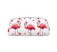NTVOWPZO Federmäppchen, großes Federmäppchen, schöne Flamingos, Federmäppchen für Büro, kleine Reißverschlusstasche für Bleistifte, Silber, One Size, Federmäppchen