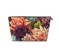 NTVOWPZO Reise-Kulturbeutel für Damen und Herren, Blumen als Hintergrund, Make-up-Tasche, große Kapazität, Kosmetiktasche, wasserabweisend, Kosmetiktasche, Gold, One Size