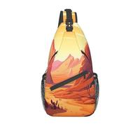 NTVOWPZO Schultertasche für Damen und Herren, mit fallendem Laub, leicht, lässig, Tagesrucksack, beige, Einheitsgröße, Sling Rucksäcke