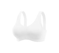 Bralette-BH NUANCE, Damen, Gr. XS (32/34), N-Gr, weiß, Microtouch, Obermaterial: 82% Polyamid, 18% Elasthan, Basic, BHs, Basic Dessous, seamless, ohne Bügel mit herausnehmbaren Kissen (90788630-XS) we