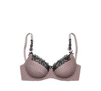 Bügel-BH NUANCE Gr. 95, Cup B, schwarz (taupe, schwarz) Damen BHs (401453-95) taupe, schwarz