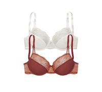 NUANCE Bügel-BH Damen zimt-orange+creme Gr.105B