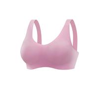 Bralette-BH NUANCE, Damen, Gr. XS (32/34), N-Gr, rosa (bubblegum rosa), Microtouch, Obermaterial: 82% Polyamid, 18% Elasthan, Basic, BHs, Basic Dessous, seamless, ohne Bügel mit herausnehmbaren Kissen