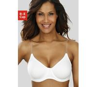 Nuance by Lascana ", Dirndl-BH" mit Bügel & transparenten Trägern, große Größen, Sommer (423539-90) weiß