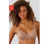 Nuance by Lascana ", Dirndl-BH" mit Bügel & transparenten Trägern, große Größen, Sommer (740716-90) nougat