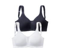 NUANCE BY LASCANA Entlastungs-BH Damen schwarz+weiß Gr.80C