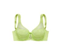 Minimizer-BH NUANCE, Damen, Gr. 85, Cup F, grün (lime), Spitze, Obermaterial: 83% Polyamid, 17% Elasthan, BHs Minimizer-BH, mit Bügel und breiten Trägern, aus festem Jacquardmaterial, Topseller (10185