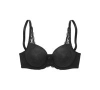 Minimizer-BH NUANCE, Damen, Gr. 95, Cup D, schwarz, Mesh, Obermaterial: 86% Polyamid, 14% Elasthan, BHs Minimizer-BH, mit Bügel aus extraflachem Jacquardmaterial mit Schmetterlingsmotiv (62524825-95) 