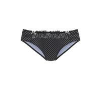 Slip NUANCE BY LASCANA, Damen, Gr. 52/54, beige (schwarz, puder), Spitze, Obermaterial: 80% Polyamid, 10% Elasthan, 10% Viskose, figurbetont, Unterhosen Slip, in bequemer Basic-Schnittform (474763-52)