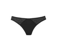 String NUANCE BY LASCANA, Damen, Gr. 48/50, schwarz, Spitze, Obermaterial: 91% Polyamid, 9% Elasthan, Unterhosen String, aus edler, leicht transparenter Spitze (44530302-48) schwarz
