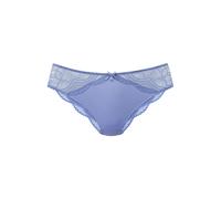 Tanga NUANCE "Vivianna", Damen, Gr. 32/34, kornblumenblau, Microfaser, Obermaterial: 88% Polyamid, 12% Elasthan, figurbetont, Unterhosen Tanga, mit feinen Spitzen-Details (32254248-32) kornblumenblau