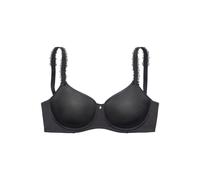 Minimizer-BH NUANCE, Damen, Gr. 70, Cup F, schwarz, Microtouch, Obermaterial: 82% Polyamid (TACTEL), 18% Elasthan (LYCRA), BHs Minimizer-BH, mit Bügel & leichten Spacer-Schalen, mit verspielten Spitze