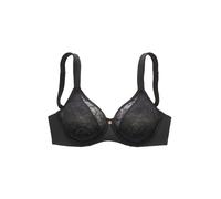 Minimizer-BH NUANCE, Damen, Gr. 75, Cup D, schwarz, Microtouch, Obermaterial: 85% Polyamid, 15% Elasthan, eng, BHs Minimizer-BH, mit Bügel und leicht wattierten Trägern - ideal für große Größen, Topse